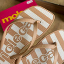 Chinelo de Dedo Moleca Listras 5552.300