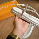 Sandália Beira Rio Tiras Finas Brilhosas 8513.114