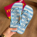 Chinelo de Dedo Moleca Listras 5552.300