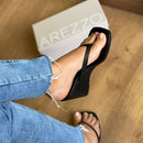 Sandália Arezzo Anabela Tiras Thong A138530001