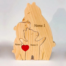 Família em União – Quebra-Cabeça Personalizado com nomes da família