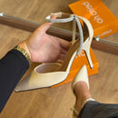 Scarpin Beira Rio Tornozelo Prateado 4122.1490