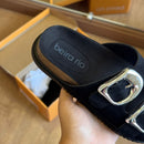 Sandália Papete Beira Rio Detalhe Dourado 8523.116