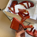 Sandália Arezzo Salto Bloco A124630079