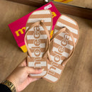 Chinelo de Dedo Moleca Listras 5552.300