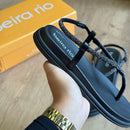 Sandália Beira Rio Tiras Finas Brilhosas 8513.114