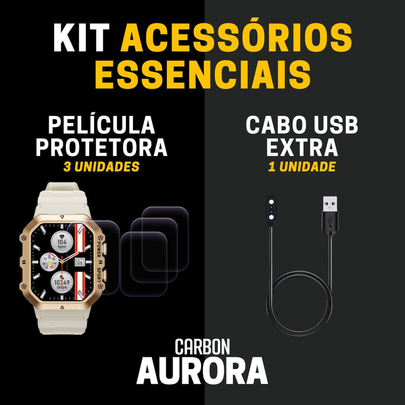 Kit Acessórios Essenciais Carbon Aurora