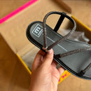 Sandália Moleca Tiras Finas Brilhantes 5450.237