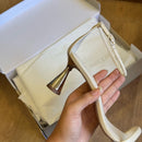 Sandália Arezzo Dourada Salto Baixo Ampulheta A136140001