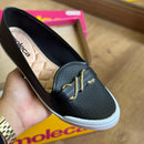 Sapatilha Moleca Detalhes Finos em Dourado 5109.796