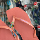 Havaianas Slim Square Logo Pop + Pin Tucano e Coqueiro
