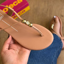 Sandália Moleca Rasteira Casual 5557.101