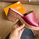 Sandália Beira Rio Salto Bloco Slide 8517.108