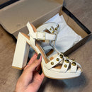 Sandália Vizzano Salto Bloco Detalhes Pedrarias 6551.106