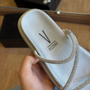 Sandália Vizzano Tiras Strass Prateado 6459.118