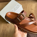 Sandália Arezzo Papete Tiras Finas Cruzadas A13555009