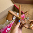 Sandália Dakota de Salto Bloco Tiras Entrelaçadas Y9371