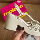 Sandália Salto Moleca Tiras Amarradas 5549.110