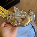 Sandália Rasteira Vizzano Cravejada 6371.1105