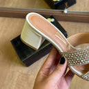 Sandália Salto Vizzano Tiras Brilhante 6291.1196