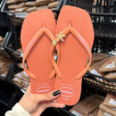 Chinelo Havaianas Logo Pop Up + Pin Tartaruga e Estrela