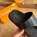 Sandália Couro Croco Detalhe Dourado Beira Rio 8524.110.30630