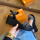 Tamanco Beira Rio Tira em Strass 8407.142