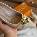 Scarpin Beira Rio Detalhe Dourado 4122.1494