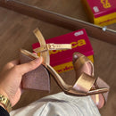 Sandália Moleca Glitter Metalizada 5222.968