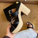 Sandália Vizzano Salto Bloco 6541.110