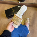 Sandália Vizzano Rasteira Detalhe Natural 6513.324