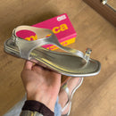 Sandália Moleca Rasteira Detalhe no Dedo 5559.103