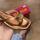 Sandália Moleca Rasteira Detalhe Circular na Tira 5559.102