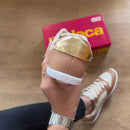 Tênis Moleca Quadrado Dourado 5827.105
