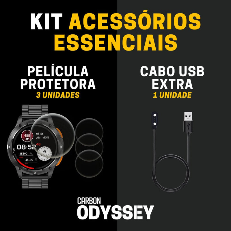 Kit Acessórios Essenciais Carbon Odyssey