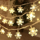 Luzes de natal  Floco de neve