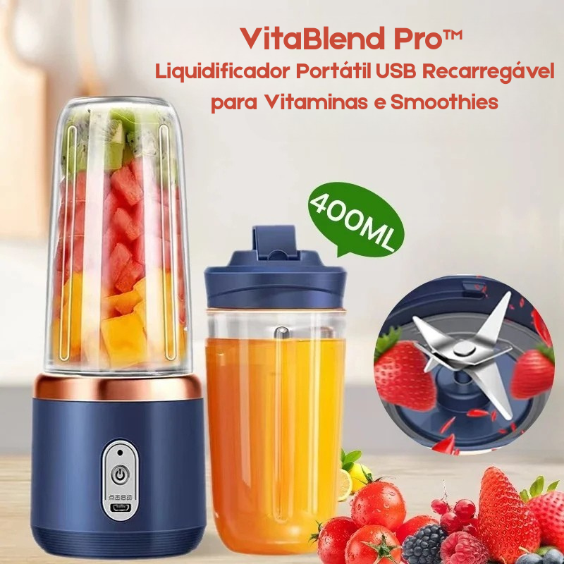 Liquidificador Portátil VitaBlend Pro