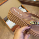 Sandália Beira Rio Corrente de Ouro  8561.103