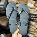 Havaianas Slim Square Logo Pop + Pin Tucano e Coqueiro