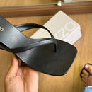 Sandália Arezzo Anabela Tiras Thong A138530001