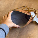 Bolsa Tiracolo Arezzo Camurça Tressê Pequena A500210976