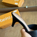 Sandália Mule Beira Rio Salto Fino Baixo 8308.1438